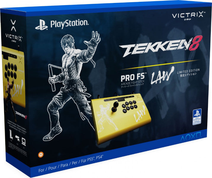 PDP VICTRIX PRO FS ARCADE FIGHT STICK TEKKEN 8 LAW PDP VICTRIX PRO FS ARCADE FIGHT STICK TEKKEN 8 LAW